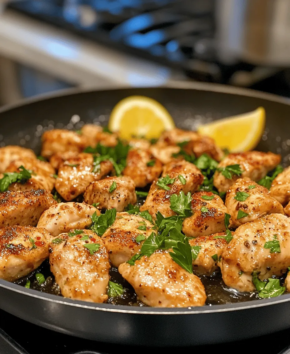 Chicken recipes have long been a staple in kitchens around the world, and for good reason. They are versatile, nutritious, and can be prepared in countless ways to suit the tastes and preferences of any diner. Among the myriad options available, Garlic Butter Chicken Bites stand out as a quick and delicious choice that delivers incredible flavor in every bite. This dish is not only easy to prepare but also offers a mouthwatering experience that can elevate any meal.