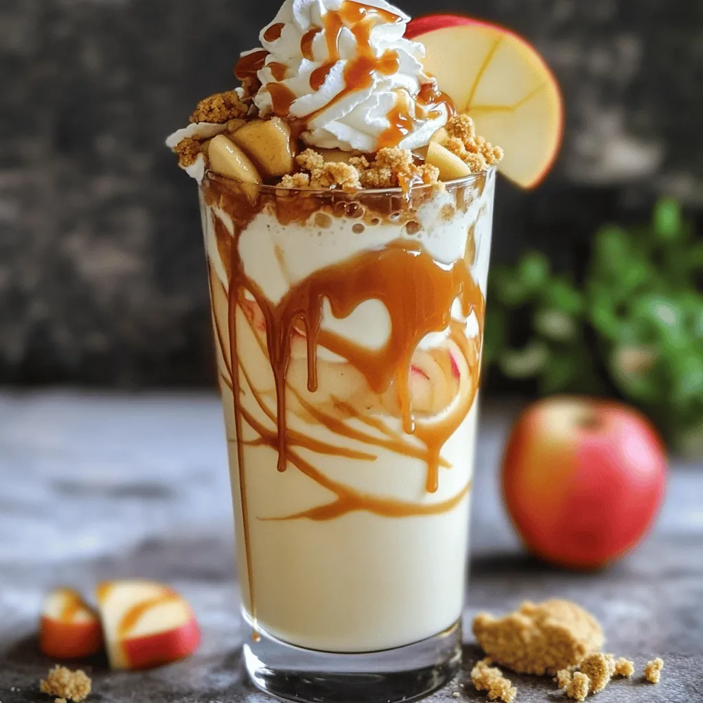 Indulge in Fall Flavors: Caramel Apple Pie Milkshake Recipe