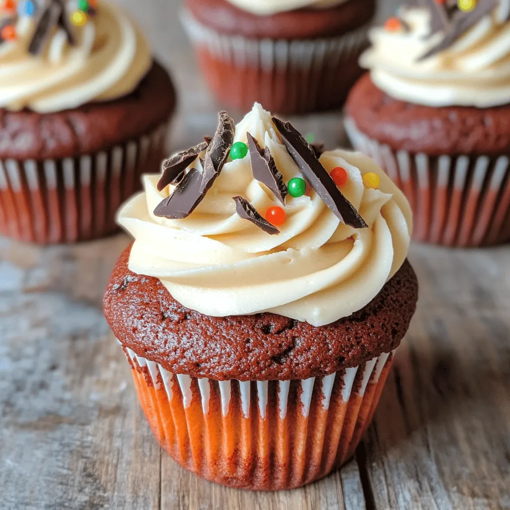 Red Velvet Marble Cupcakes Delightful and Decadent Treat