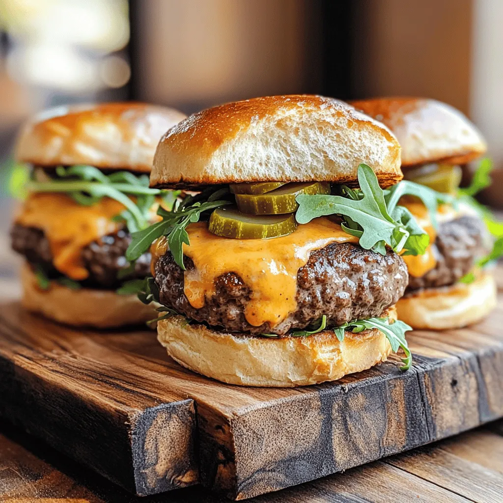 Savory Beef &#038; Cheddar Sliders Easy Meal Recipe