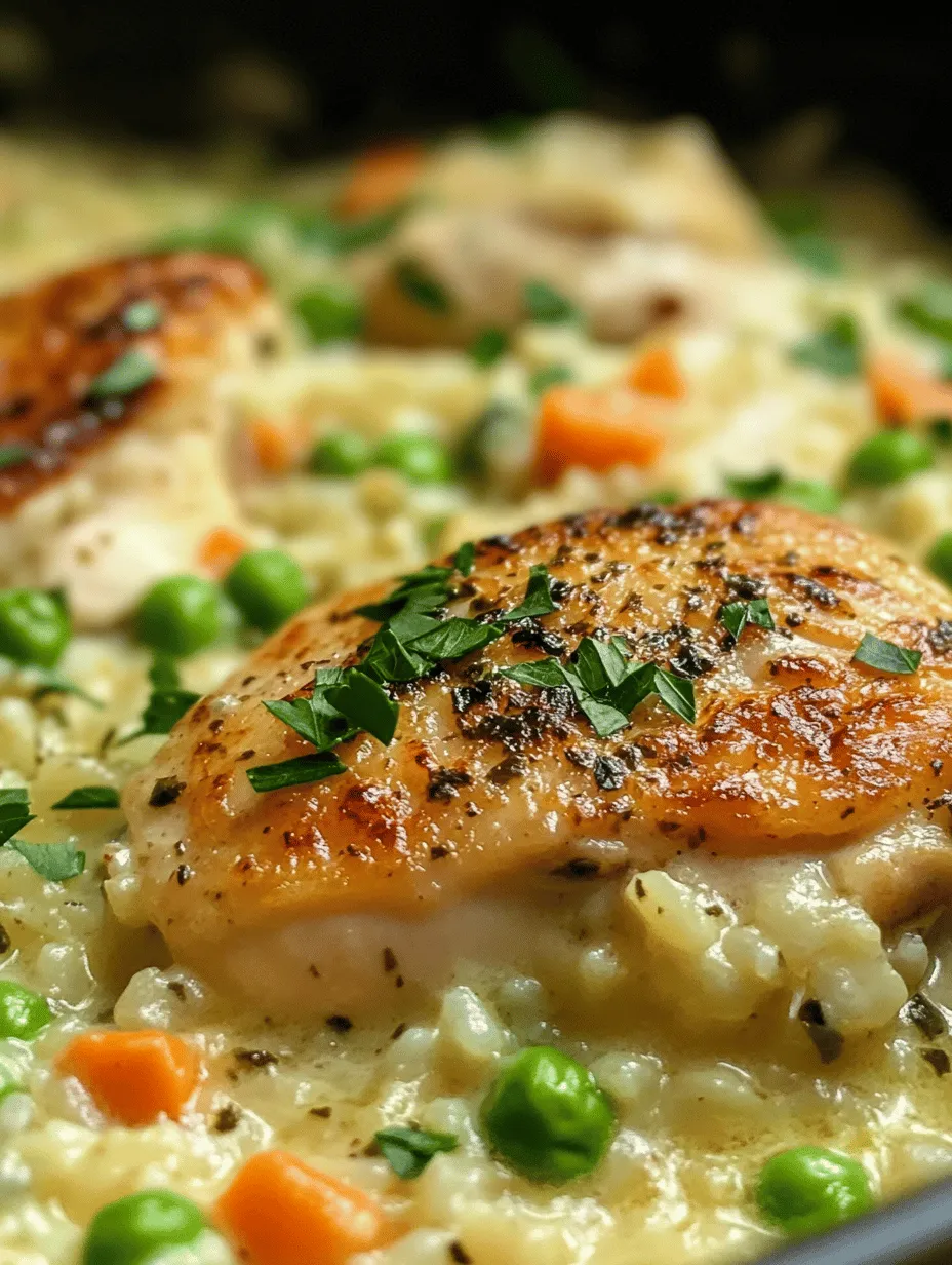Creamy Herb Chicken &#038; Rice Bake: A Comforting One-Pan Meal