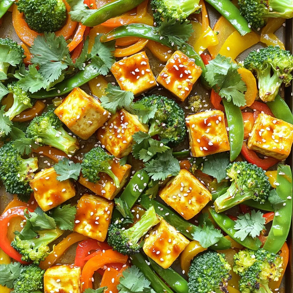 Sheet-Pan Sweet Chili Tofu and Veggies Delight
