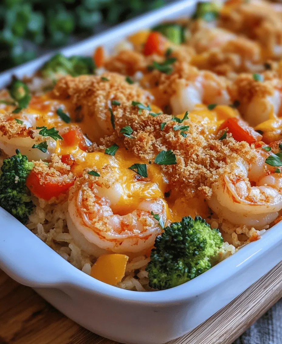 If you’re searching for a dish that beautifully combines flavor, texture, and convenience, look no further than Baked Shrimp Casserole with Buttery Crumb Topping. This recipe offers a delightful medley of succulent shrimp, creamy sauce, and a crunchy topping that will leave your taste buds dancing. Not only does it pack a savory punch, but it also brings together a colorful array of ingredients that make it visually appealing, perfect for family dinners or gatherings with friends.