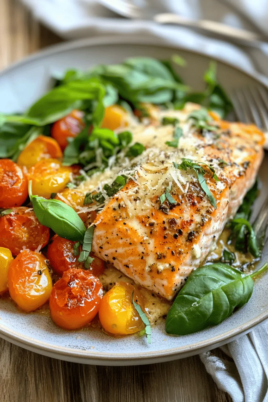 Decadent Creamy Garlic Butter Tuscan Salmon