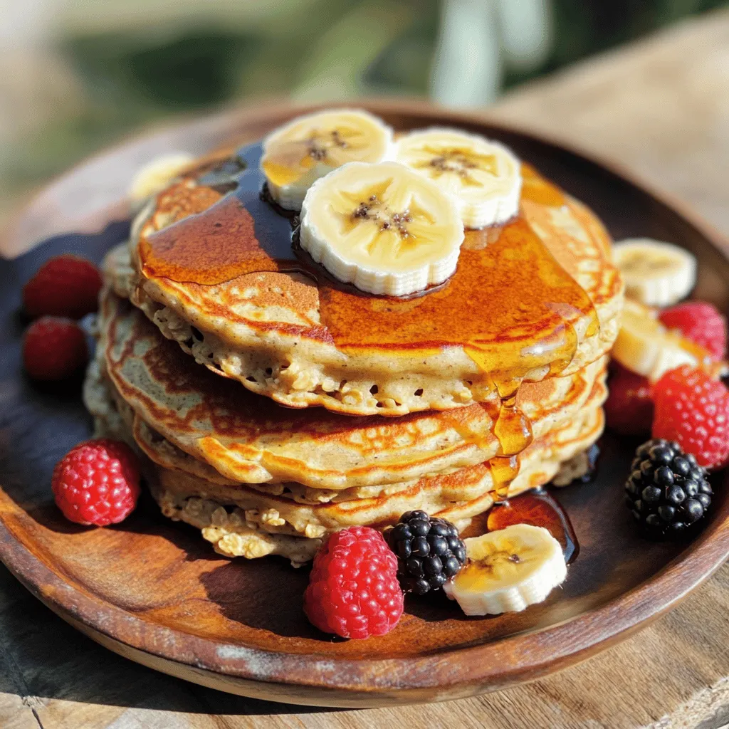 Banana Oatmeal Pancakes Quick and Tasty Recipe