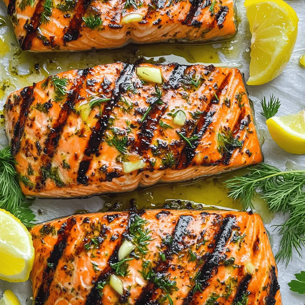 Zesty Lemon Herb Grilled Salmon: A Mediterranean Delight