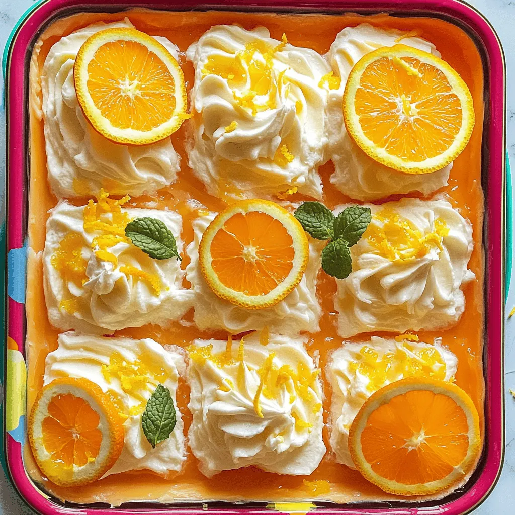 Orange Crush Poke Cake Easy and Flavorful Dessert