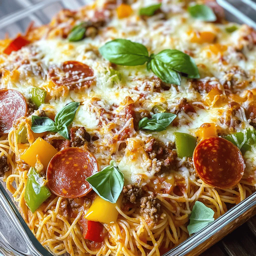 Spaghetti Pizza Casserole: A Delicious Family Favorite
