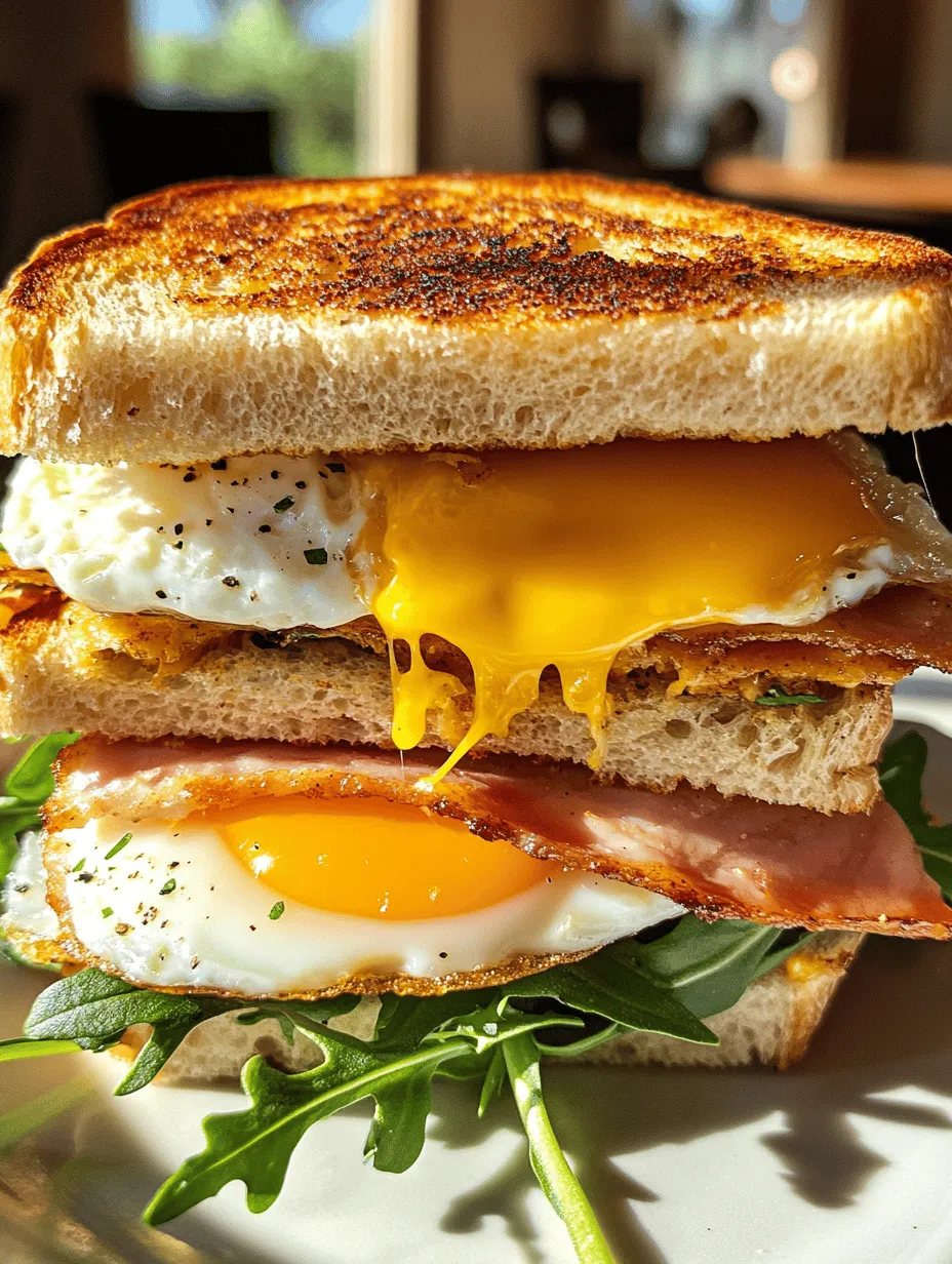 Heavenly Ham, Egg &#038; Cheese Breakfast Sandwich: A Morning Delight