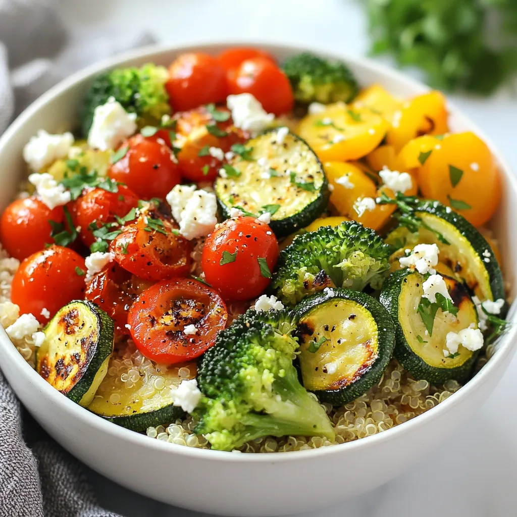 Roasted Veggie Quinoa Bowls Flavorful and Healthy Meal