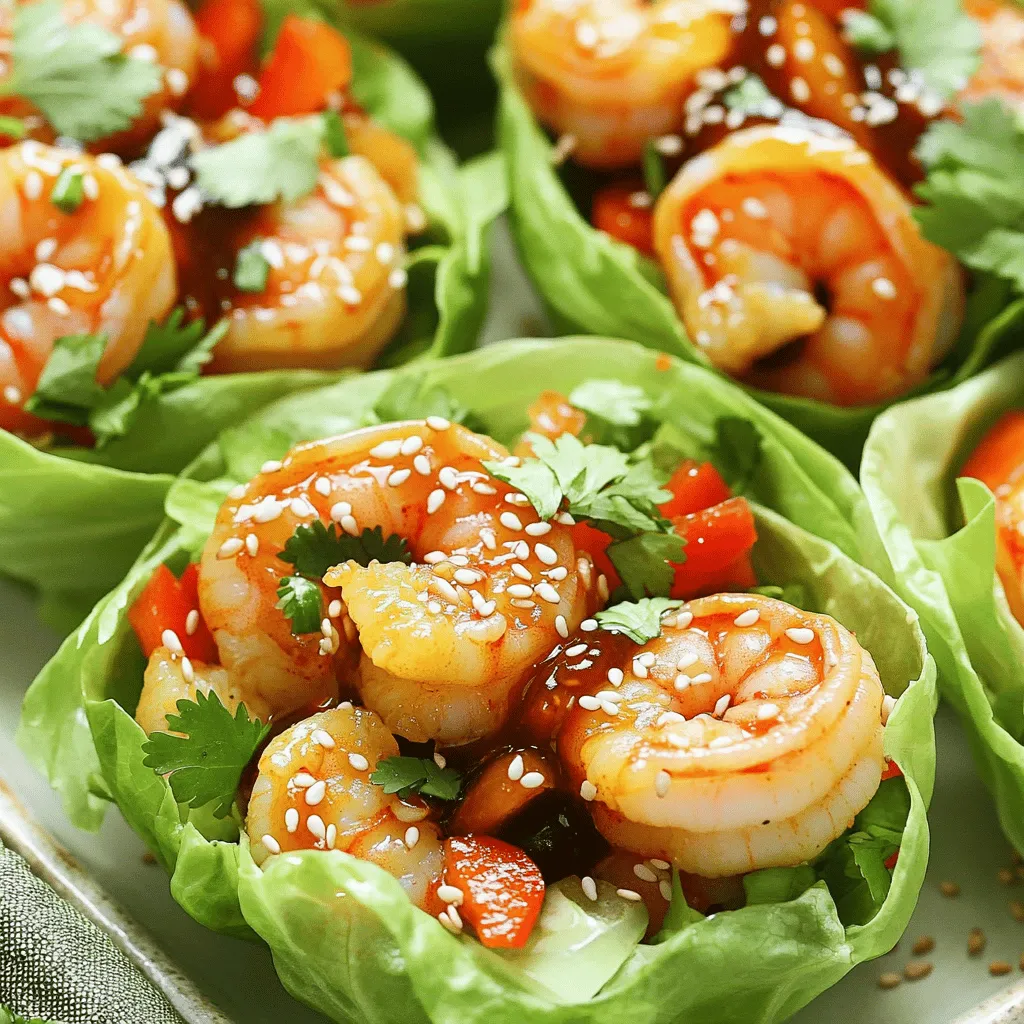 Firecracker Shrimp Lettuce Cups Tasty and Easy Meal