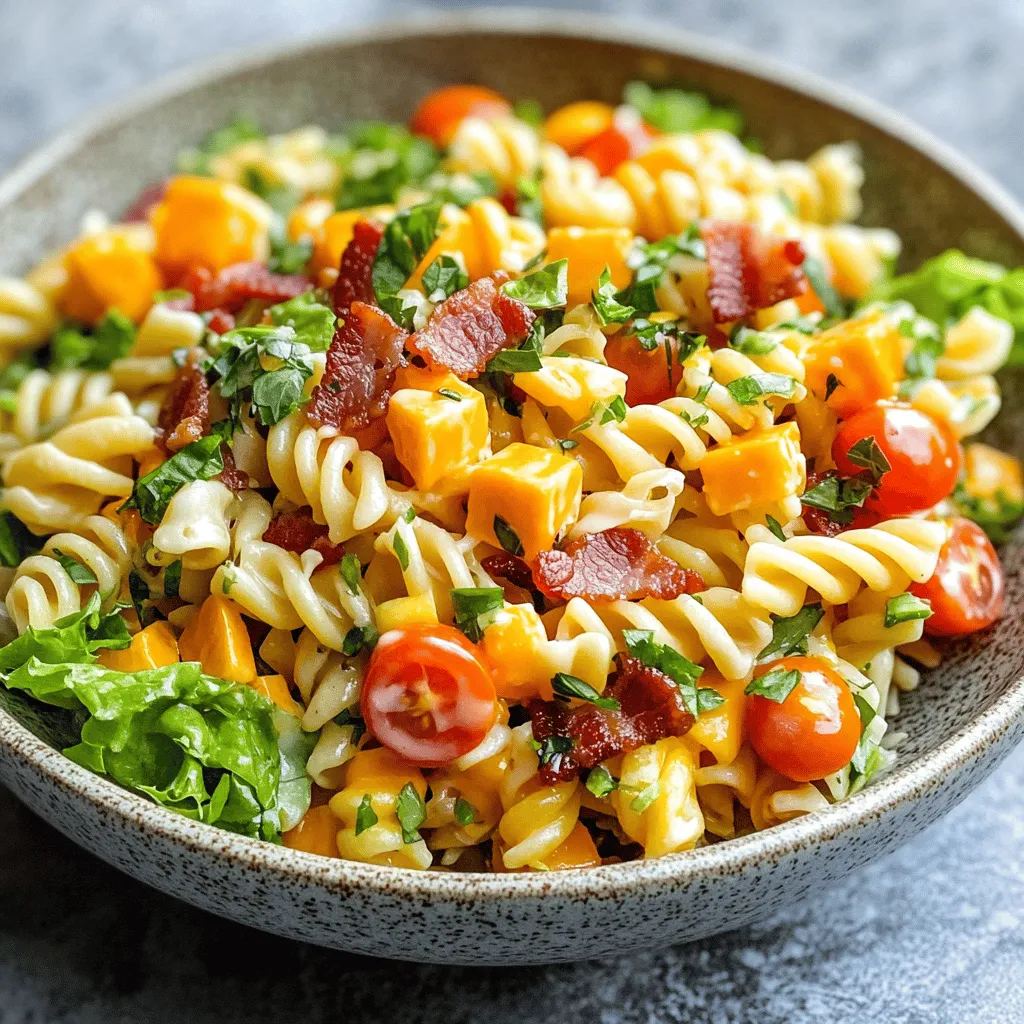 BLT Pasta Salad Delight Recipe