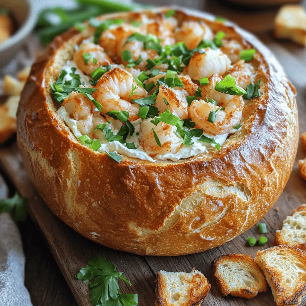 Stuffed Seafood Bread Bowl Delightful and Easy Recipe