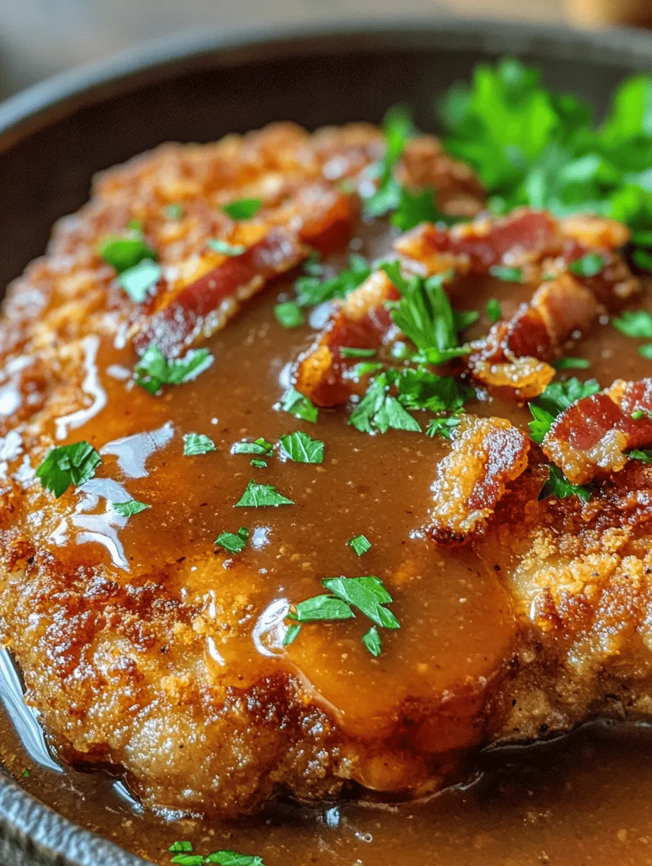 Country Fried Pork Chops with Bacon Gravy: A Comfort Food Classic