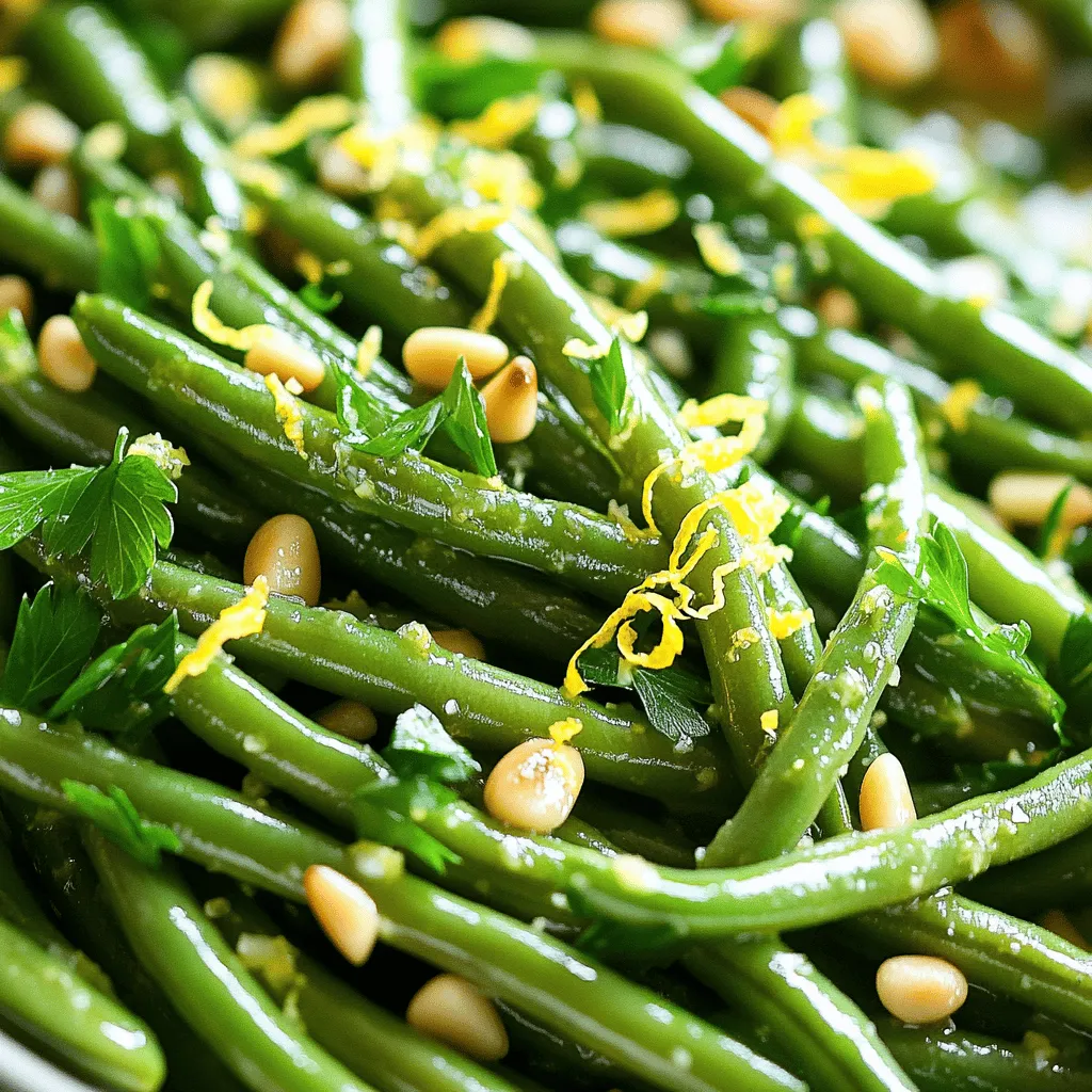Lemon Garlic Green Beans Quick and Flavorful Dish