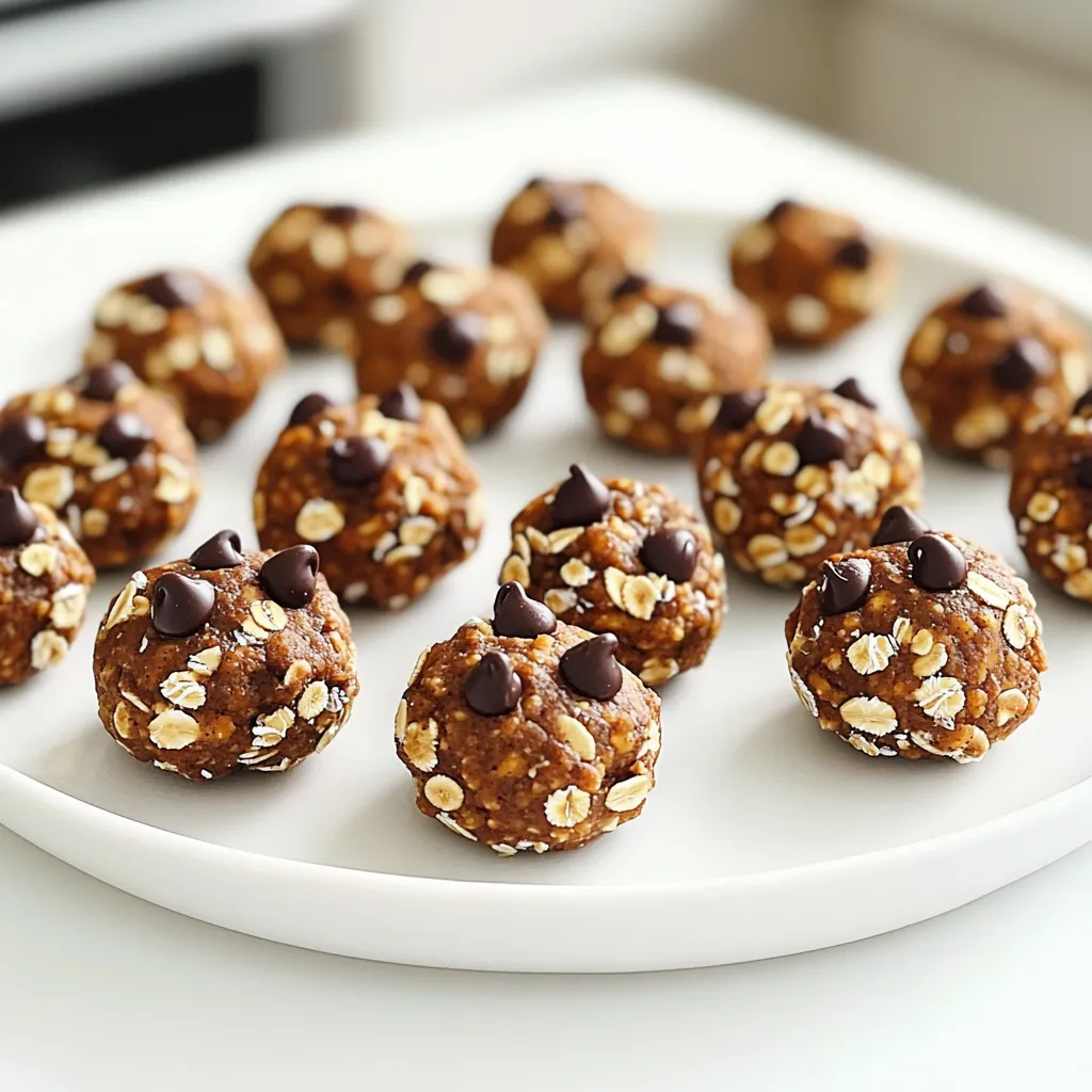 No Bake Mocha Pumpkin Energy Bites Simple Recipe