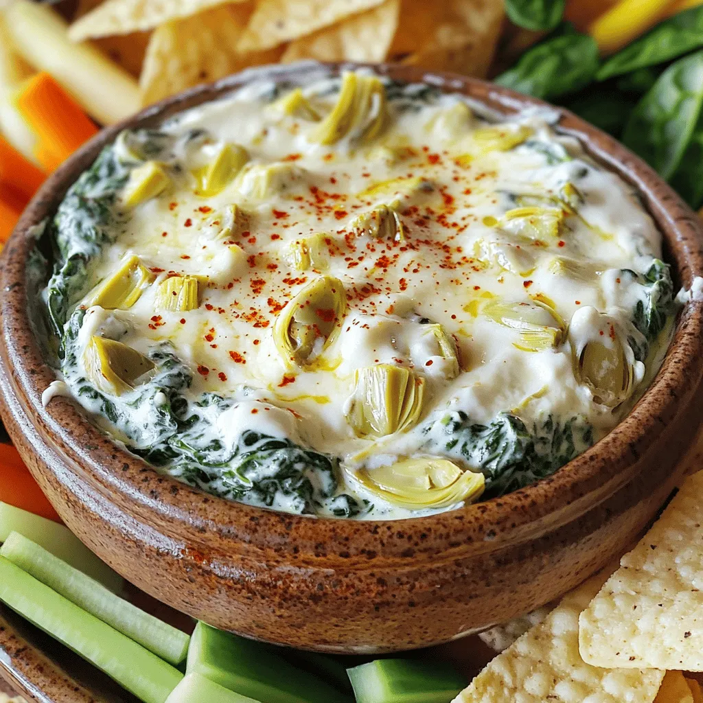 Slow Cooker Spinach Artichoke Dip Creamy Delight