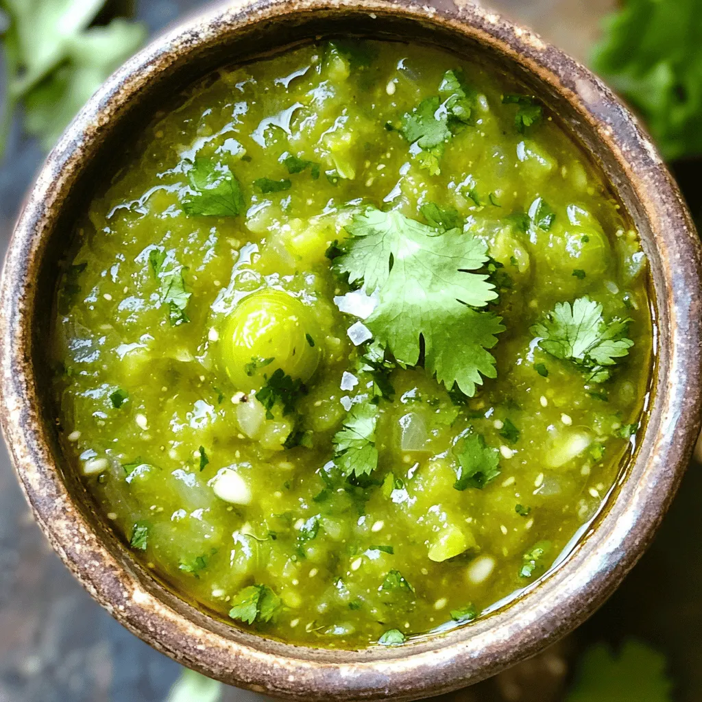 Homemade Salsa Verde Flavorful and Easy Recipe