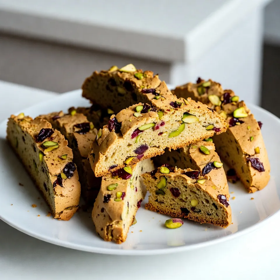 Cranberry Pistachio Biscotti Deliciously Crunchy Treat