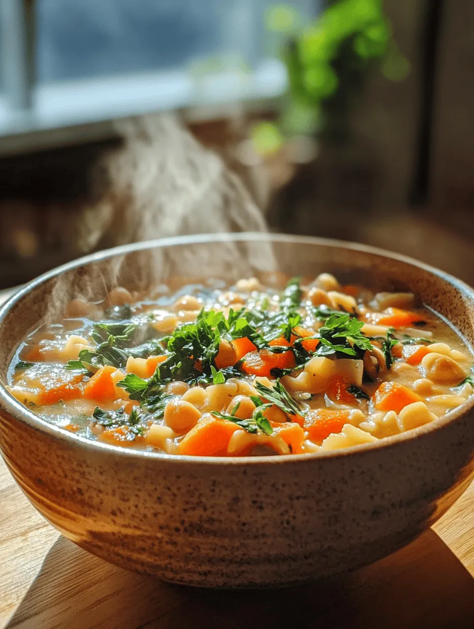Hearty Chickpea &#038; Veggie Soup with Ditalini: A Comforting Culinary Delight