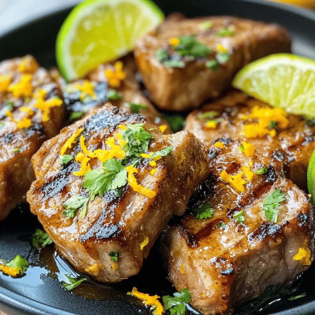 Sizzling Citrus Pork Steaks: A Flavorful Journey to Grilling Perfection