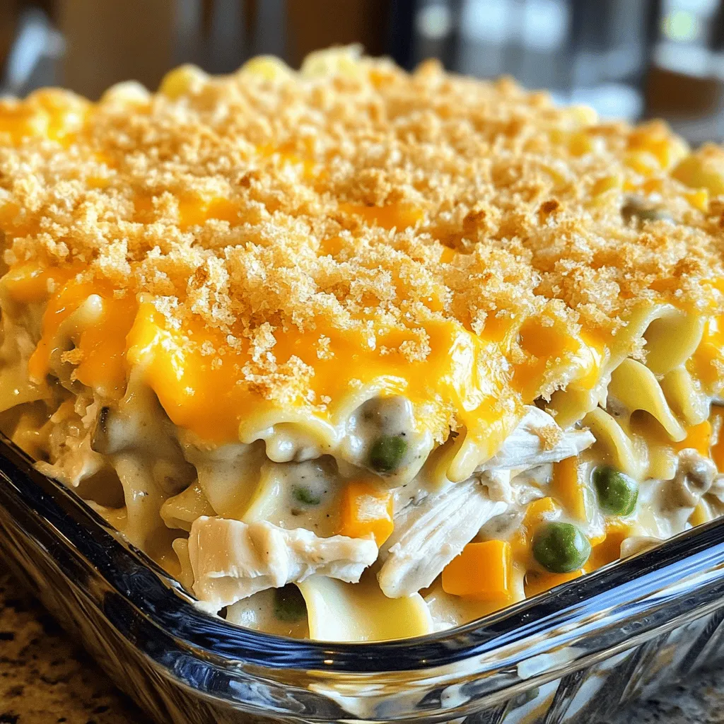 Classic Chicken Noodle Casserole Savory and Comforting Dish