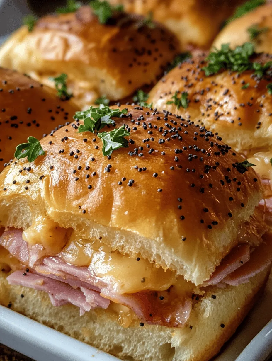 Savory Baked Ham and Cheese Sliders: The Ultimate Comfort Food