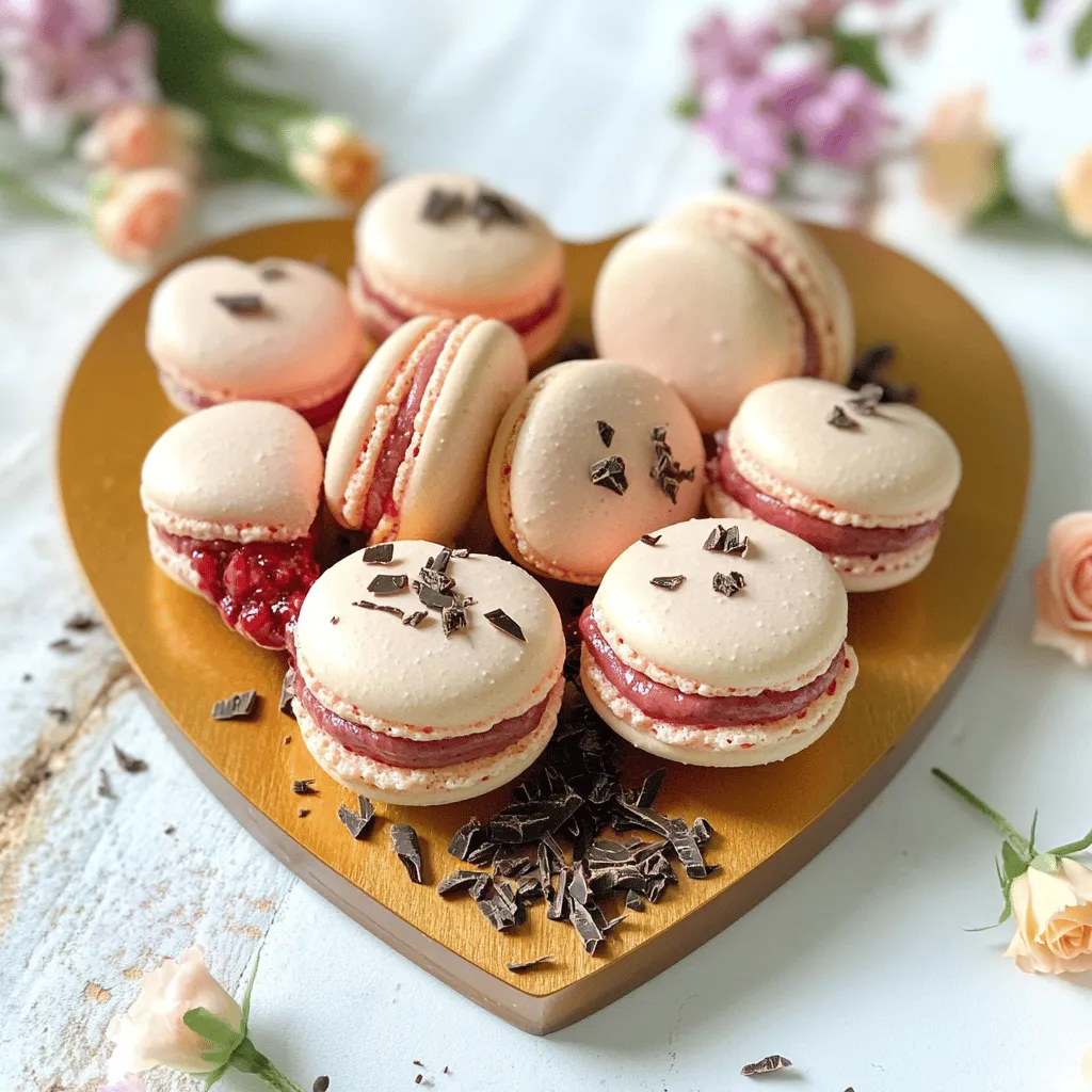 Valentine’s Heart Macarons Delightfully Sweet Treats