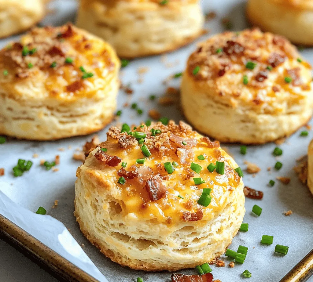 Bacon Cheddar Biscuits are a delightful combination of savory flavors and flaky textures that can elevate any meal. These mouthwatering biscuits are not just a side dish; they can stand alone as a satisfying snack or even a light meal. Imagine biting into a warm, buttery biscuit, the rich flavor of crispy bacon mingling with the sharpness of aged cheddar cheese. It
