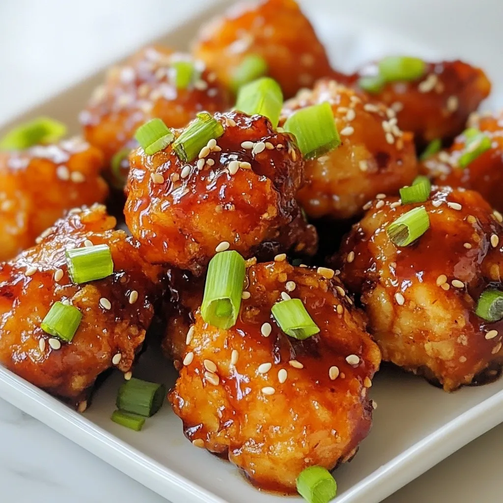 Honey Garlic Glazed Chicken Bites Tasty Anytime Snack