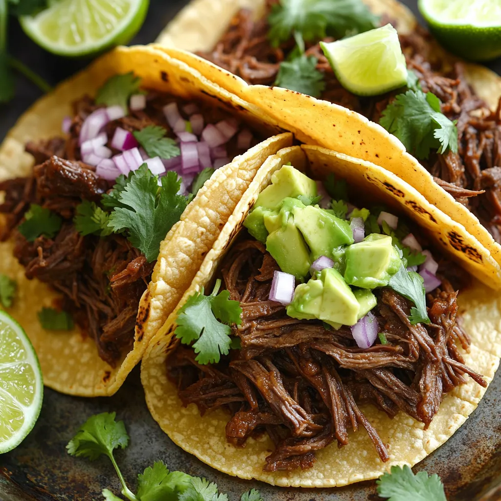 Instant Pot Beef Barbacoa Tacos Flavorful and Quick