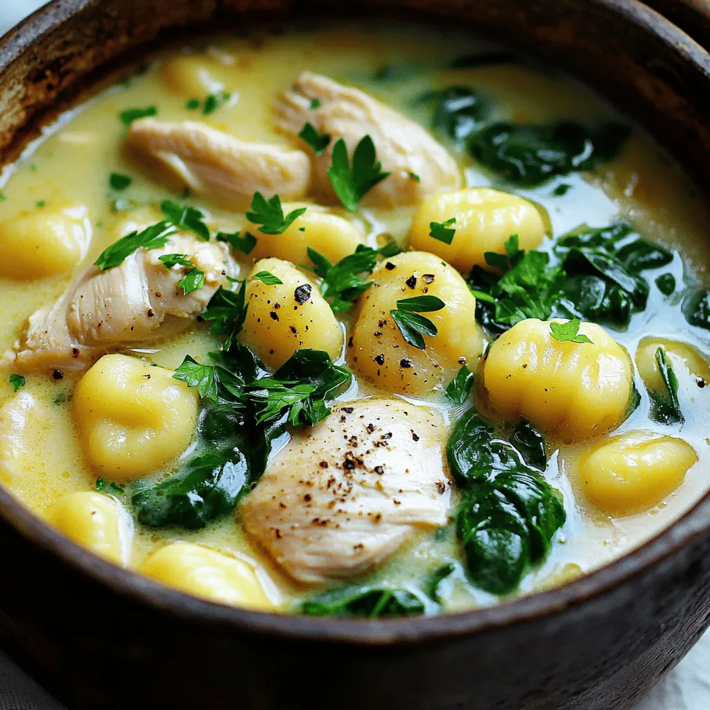 Classic Chicken Gnocchi Soup Hearty and Flavorful Bowl