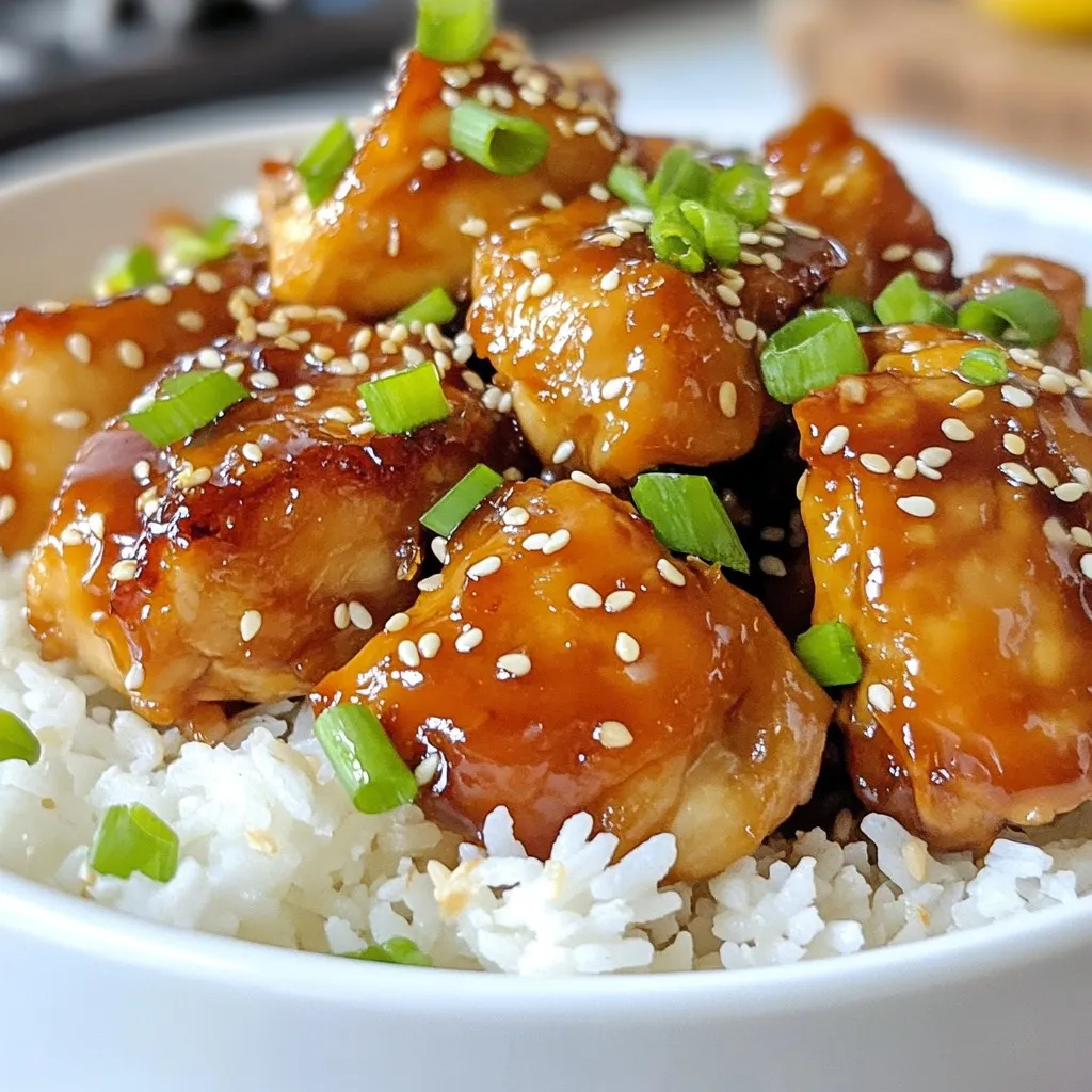 Honey Garlic Sesame Chicken Flavorful Dinner Recipe