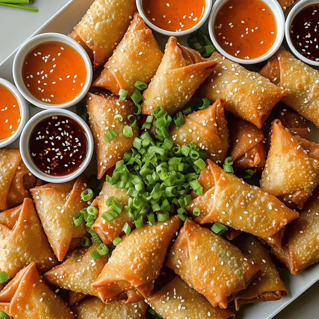 Crab Rangoon Egg Rolls Tasty and Fun Party Snack