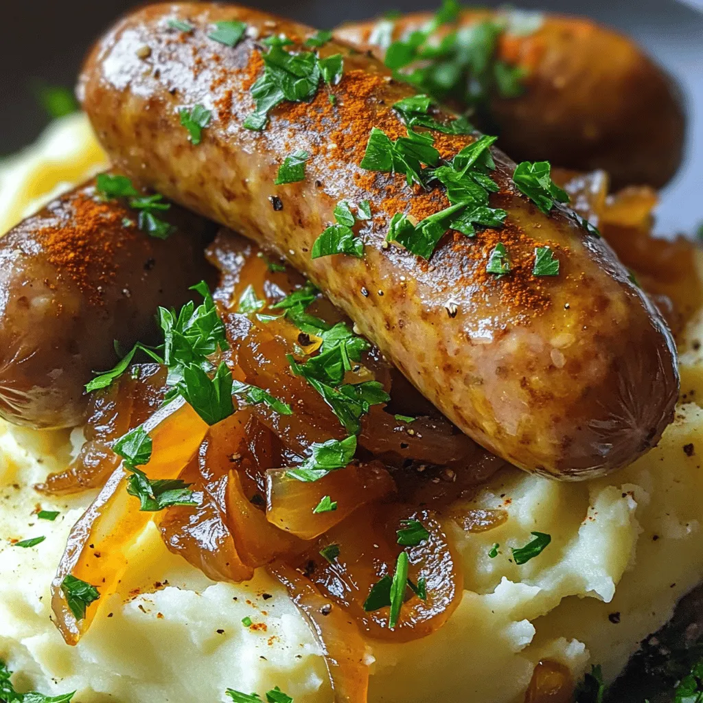 Bangers and Mash Irresistible Comfort Food Delight
