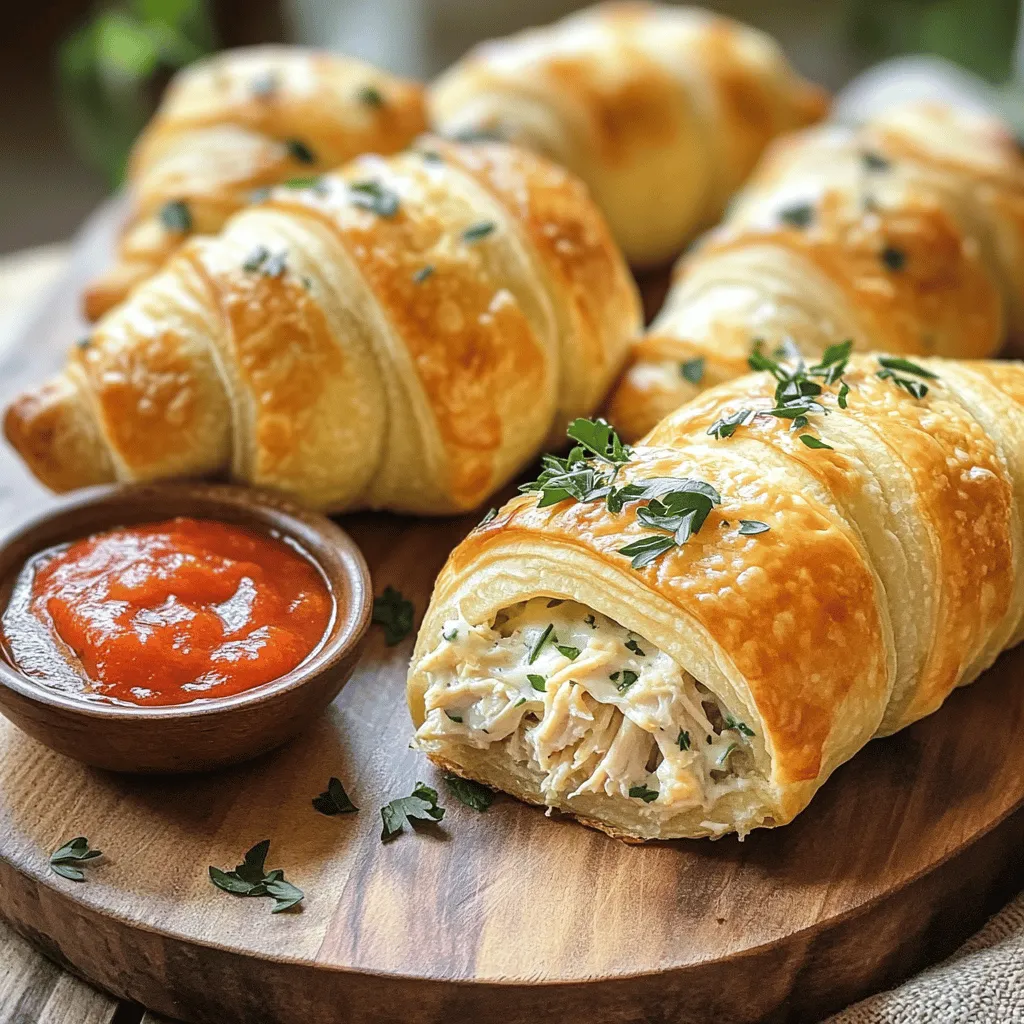 For chicken crescent rolls, you need simple but tasty ingredients. The key part is the creamy chicken filling. This filling needs cooked chicken, cream cheese, and mozzarella cheese. I love using shredded chicken for a good texture. Cream cheese makes it rich and smooth. Mozzarella adds a nice stretch when you bite into it.