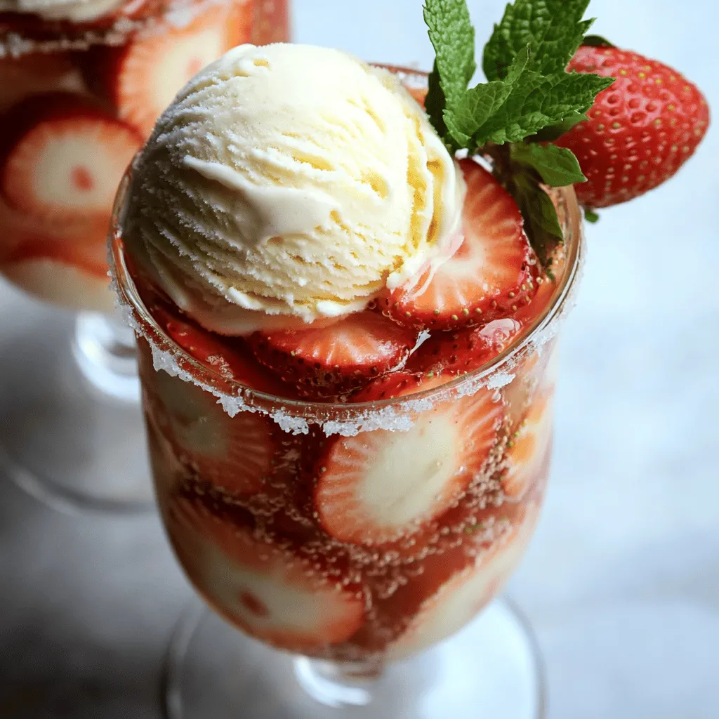 To make a delicious strawberry patch float, you need fresh, simple ingredients. Here’s a breakdown to help you.