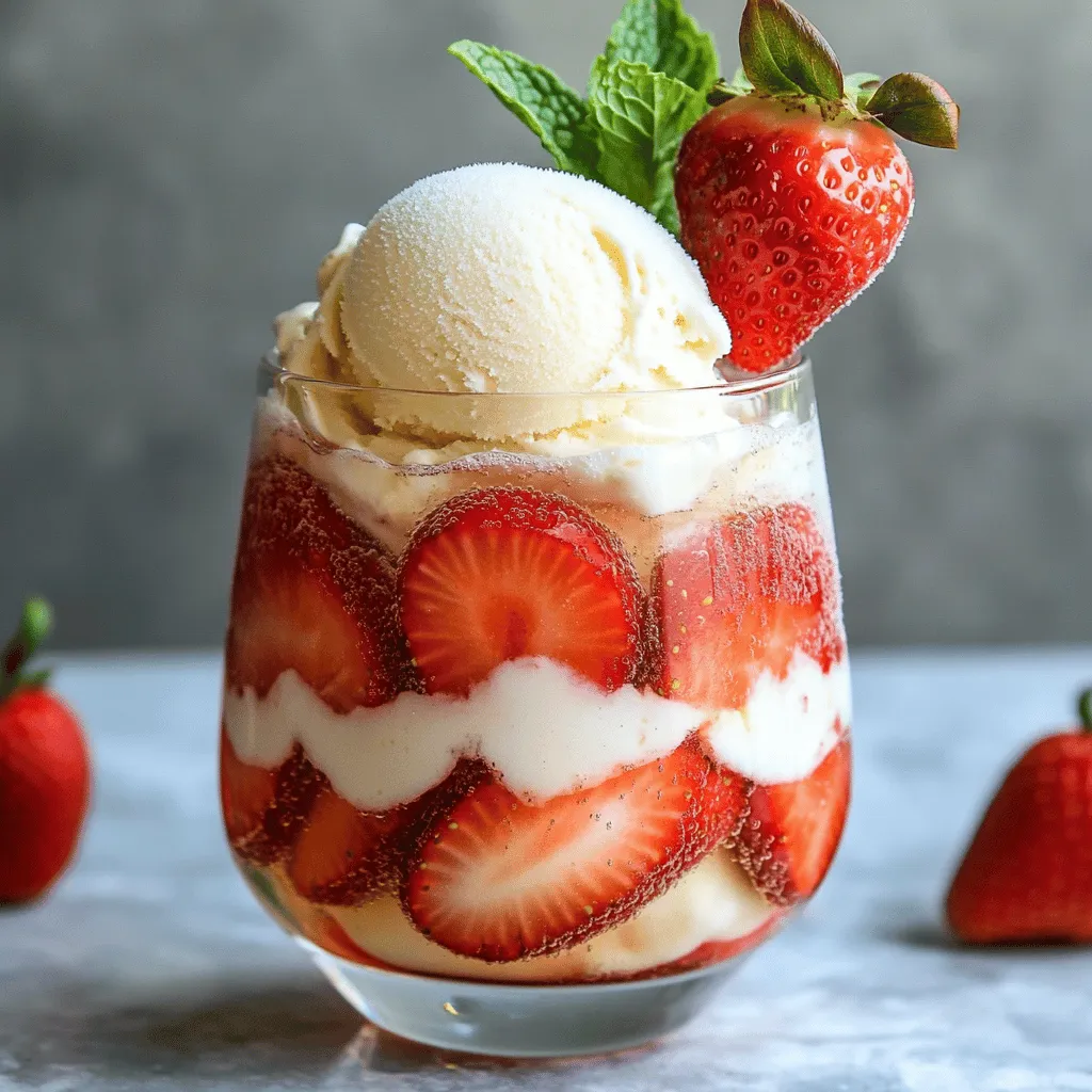 Easy Strawberry Patch Float Refreshing Summer Treat