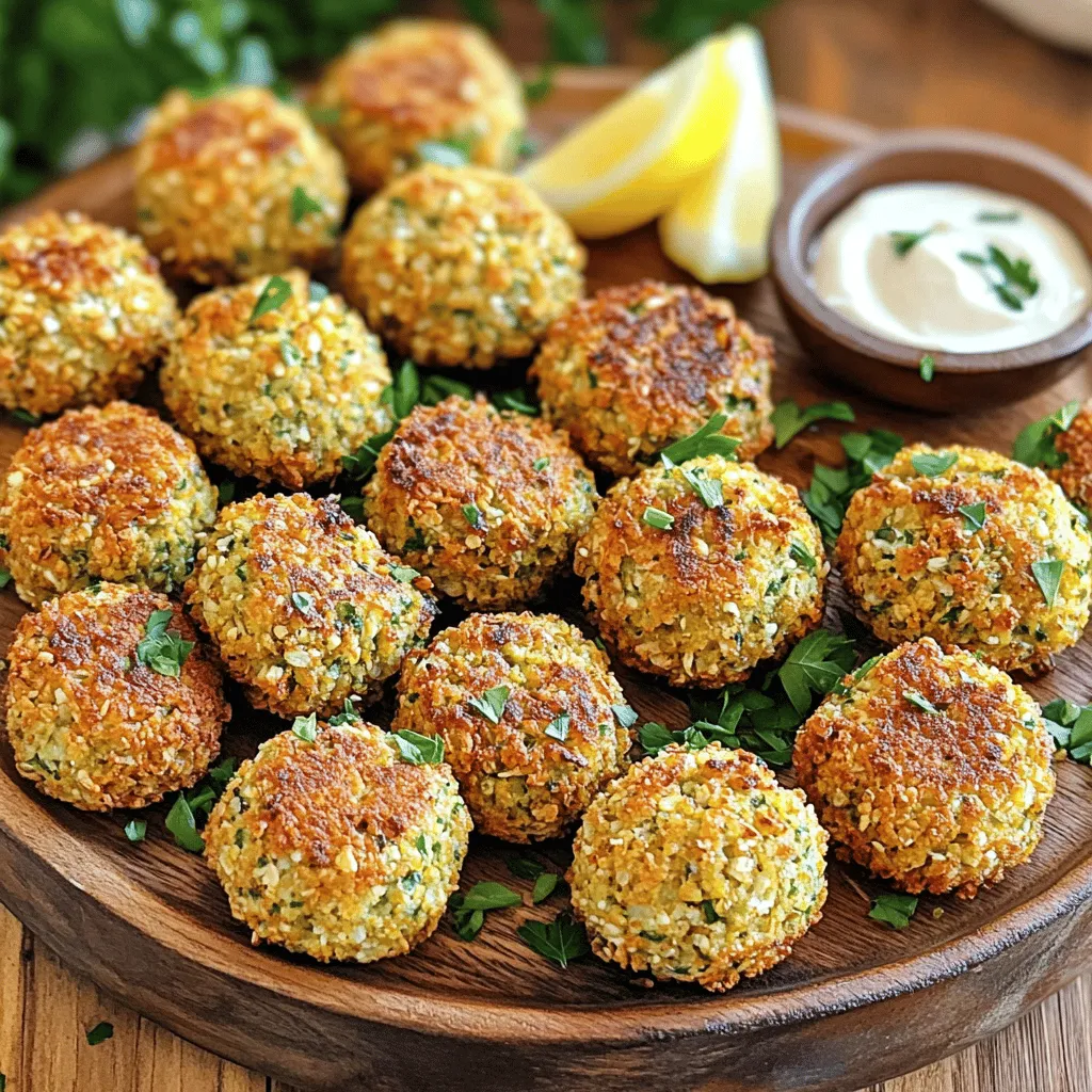 Air Fryer Crispy Falafel Bites Flavorful and Simple