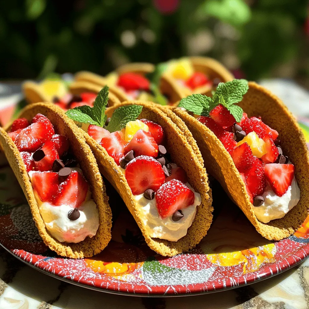 Strawberry Cheesecake Tacos Delightful and Easy Recipe