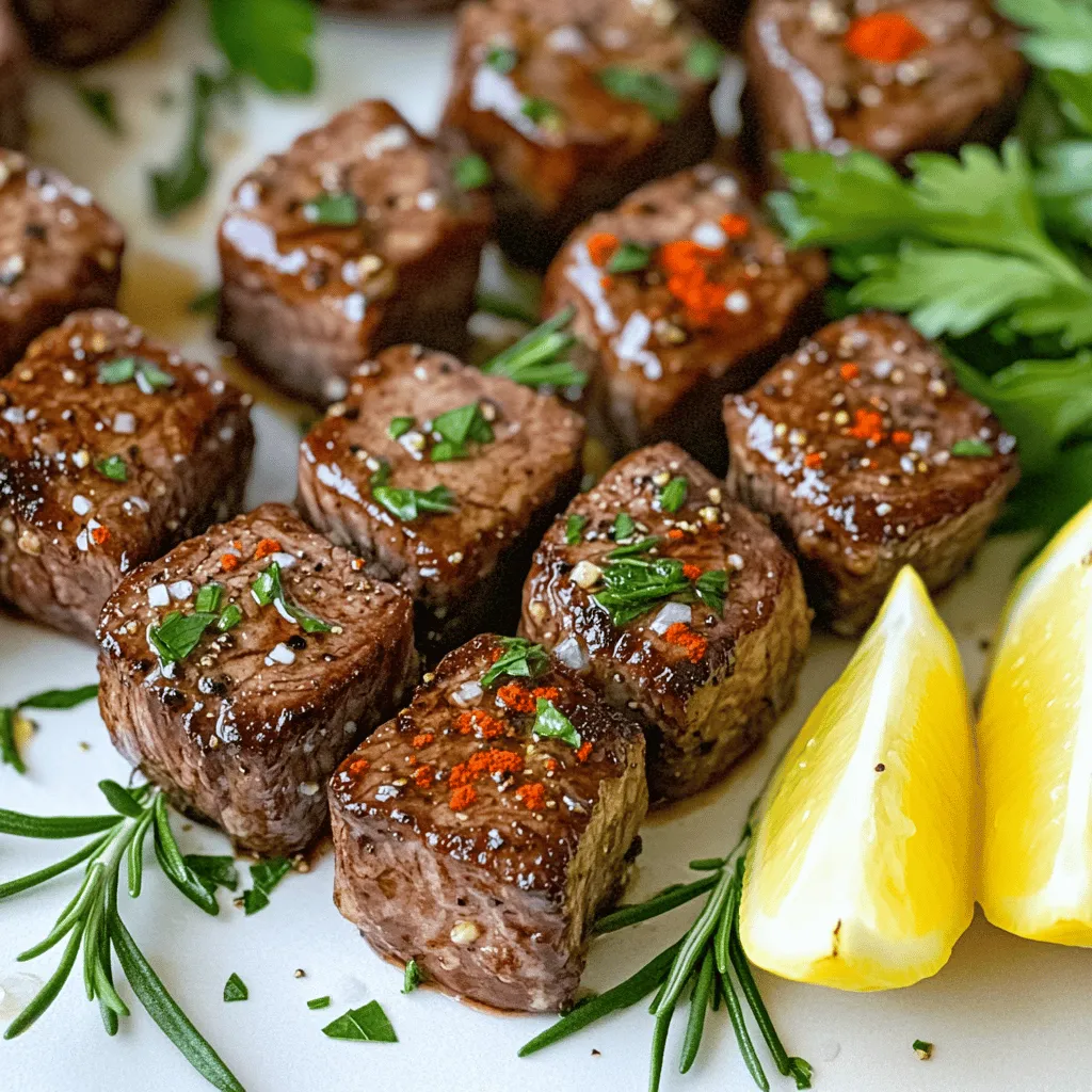 Irresistible Garlic Butter Steak Bites Recipe Delight