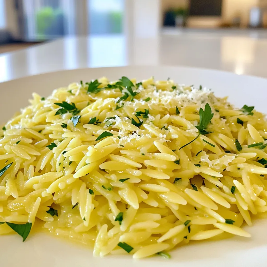 Minute Herb Butter Orzo Simple and Flavorful Dish