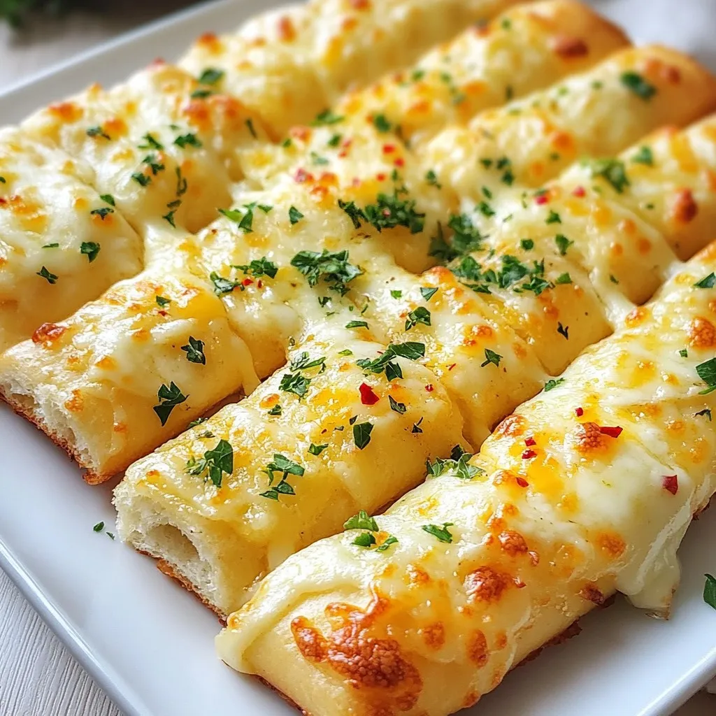 Cheesy Garlic Breadsticks Easy and Delicious Recipe
