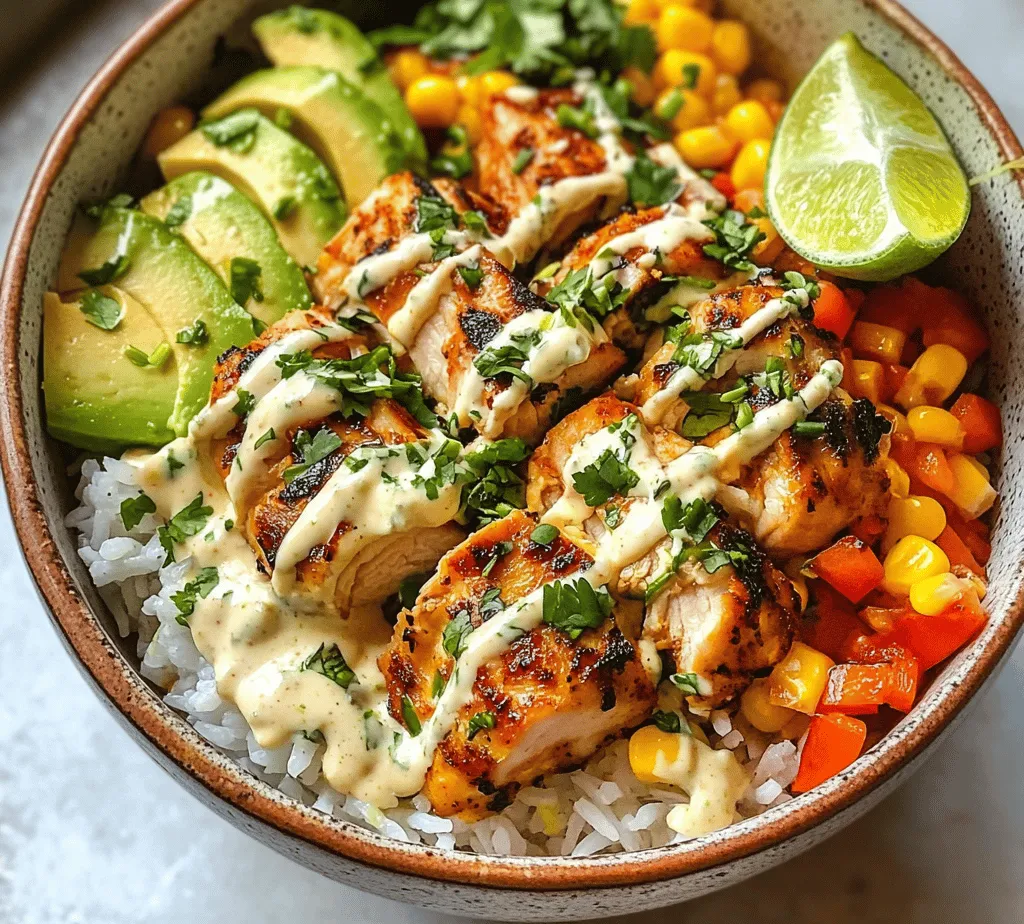 The Street Corn Chicken Rice Bowl is a vibrant and delicious dish that merges the comforting flavors of jasmine rice, succulent chicken, and fresh vegetables into a wholesome meal. Topped with a creamy lime sauce, this recipe is inspired by the popular street corn, known for its bold flavors and satisfying textures. Whether you’re preparing a quick weeknight dinner or a flavorful dish to impress your guests, this rice bowl is sure to become a new favorite.