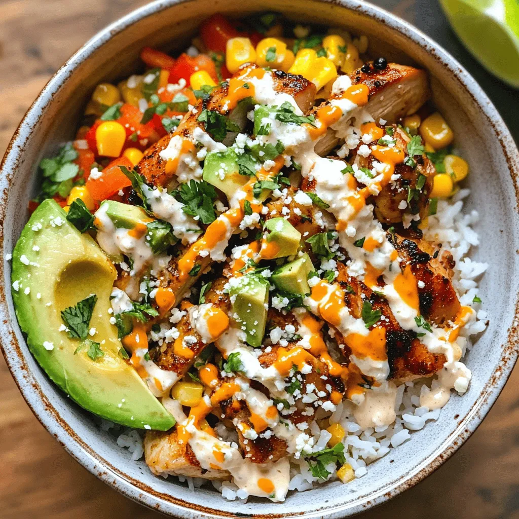 Street Corn Chicken Rice Bowl: A Flavorful Culinary Delight