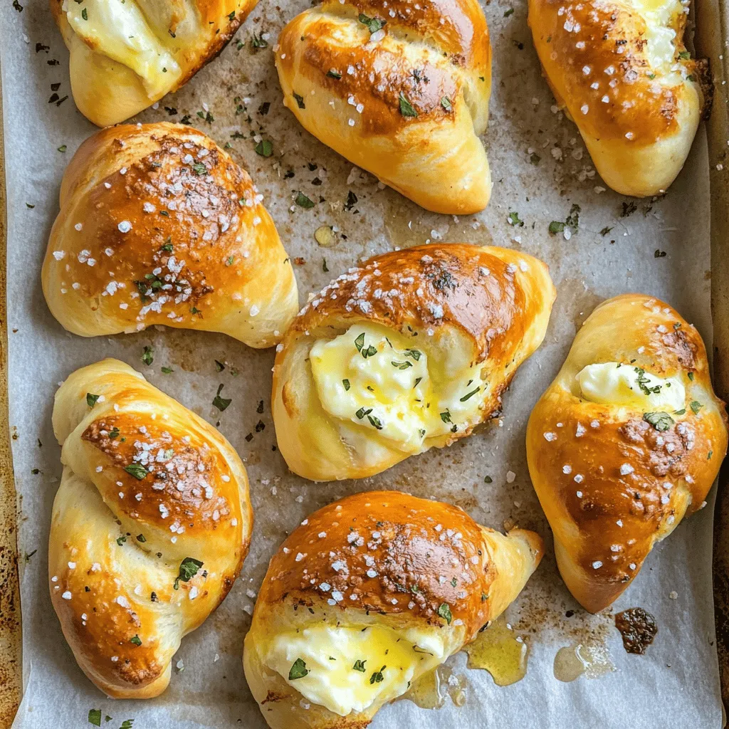 Mozzarella Stuffed Soft Pretzels Recipe