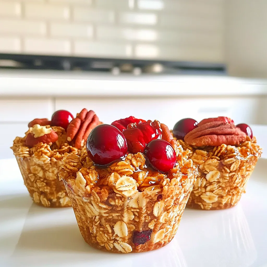 Maple Pecan Granola Cups Healthy Snack Delight
