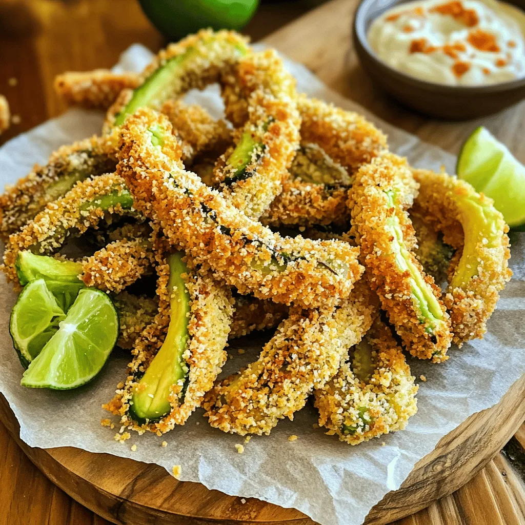 Crispy Baked Avocado Fries Simple and Tasty Recipe