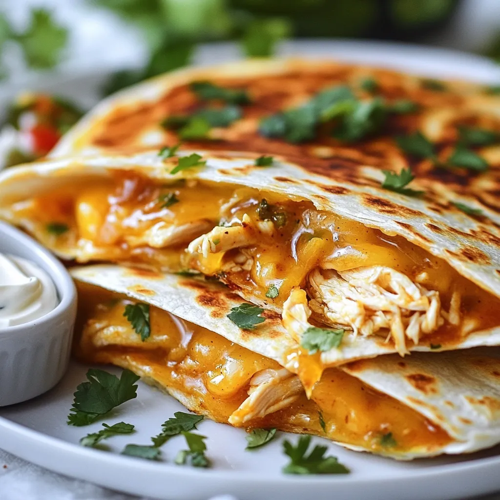 Chipotle Honey Chicken Quesadillas Quick and Easy Recipe