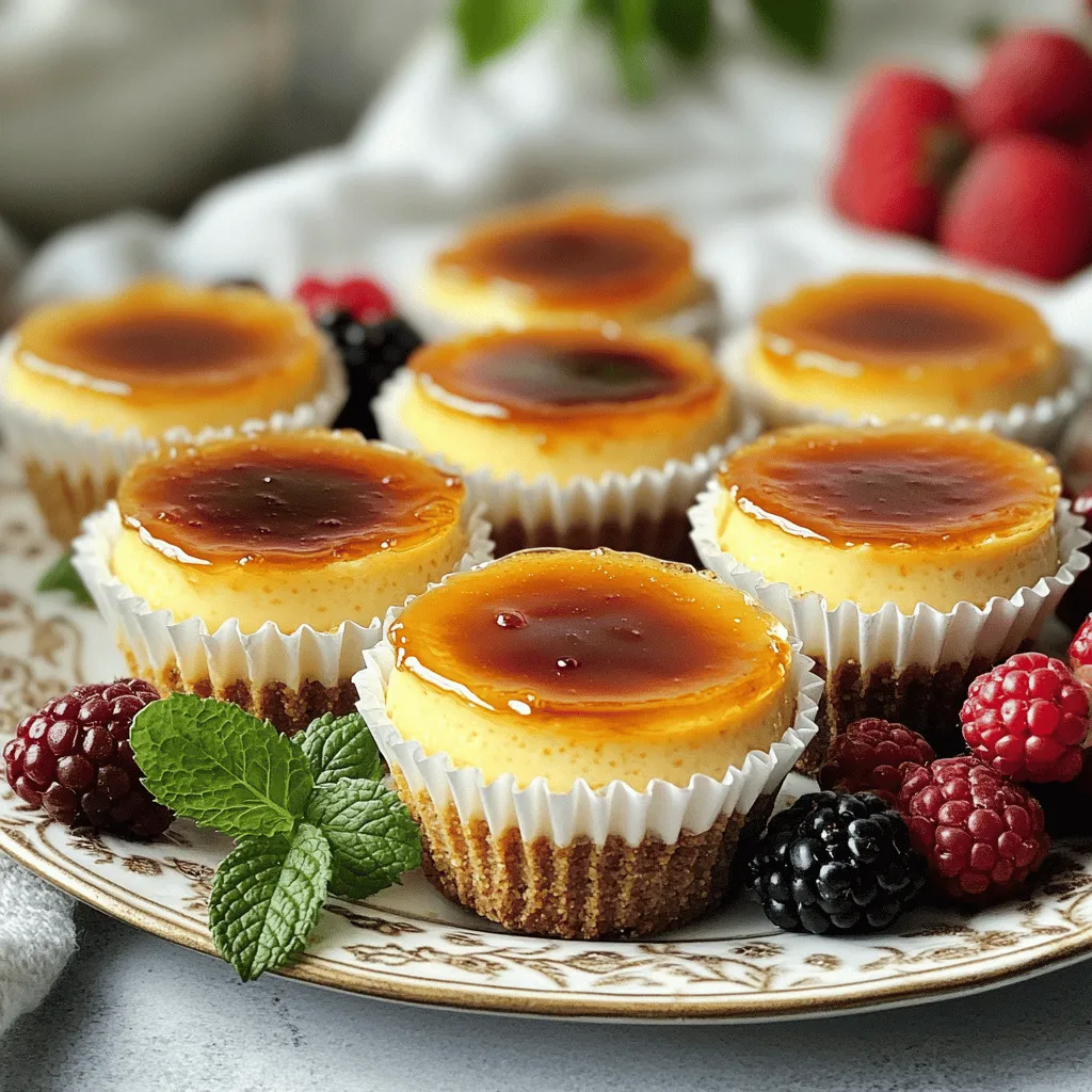 Mini Creme Brulee Cheesecakes Rich and Decadent Treat